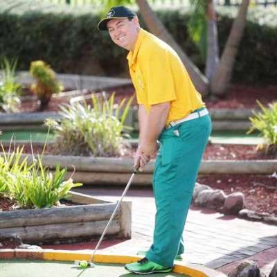 Putt Putt Champion Allan Cox