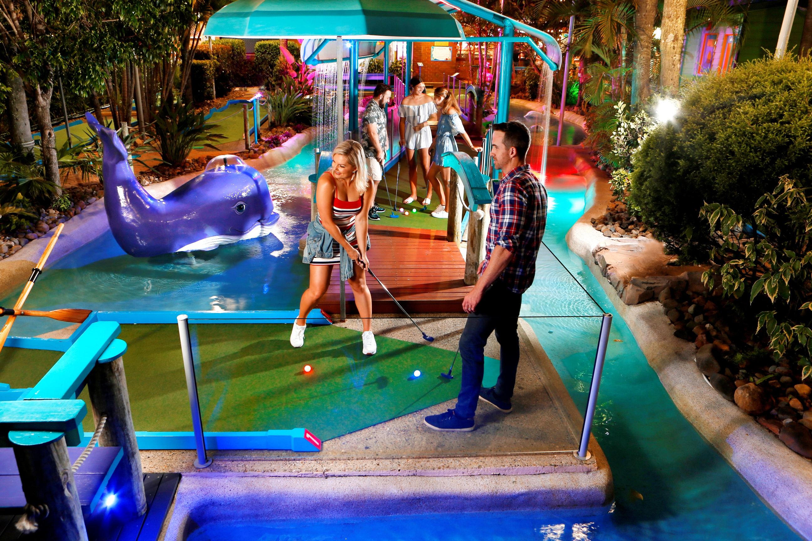 Twilight Mini Golf - Gold Coast School Holiday Activities