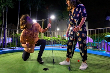 Date night fun at Putt Putt